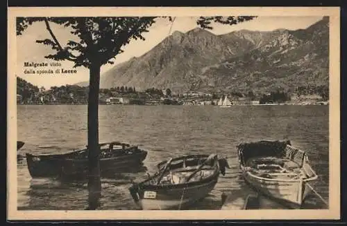 AK Malgrate, Panorama visto dalla sponda di Lecco