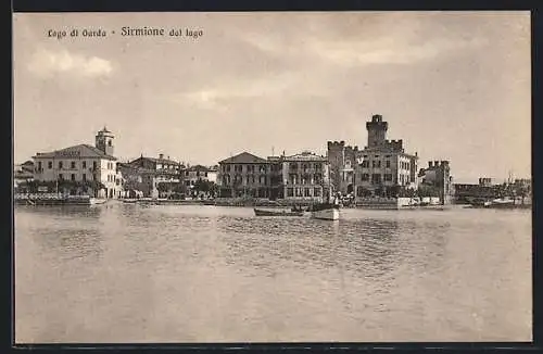 AK Sirmione, Lago di Garda, Hotel Eden dal lago
