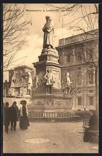 AK Milano, Monumento a Leonardo da Vinci