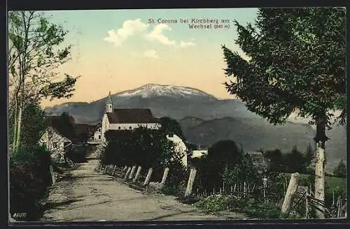 AK St. Corona bei Kirchberg, Partie am Ortseingang