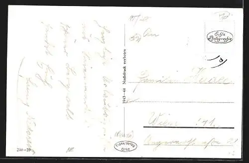 AK Trofaiach /Steiermark, Gesamtansicht gegen die Berge