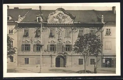 AK St. Veit a. d. Glan, Blick auf das Rathaus