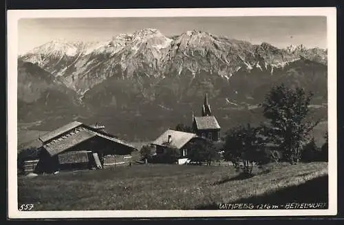 AK Windegg, Ortsansicht mit dem Bettelwurf