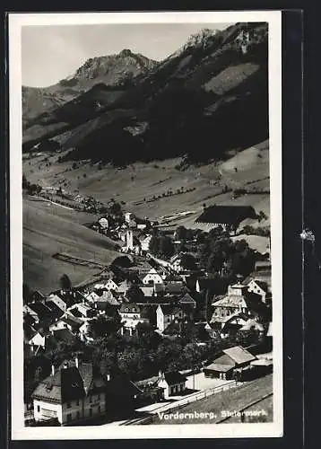 AK Vordernberg /Steiermark, Ortsansicht aus der Vogelschau