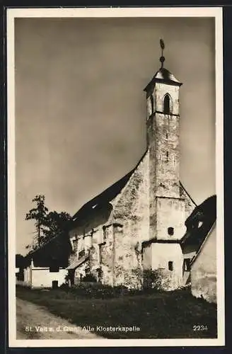 AK St. Veit a. d. Glan, Ansicht der alten Klosterkapelle