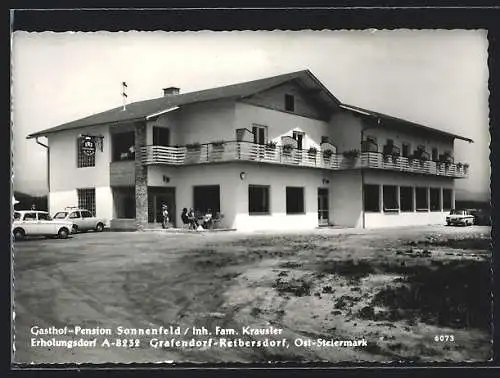 AK Grafendorf-Reibersdorf /Ost-Steiermark, Gasthof-Pension Sonnenfeld