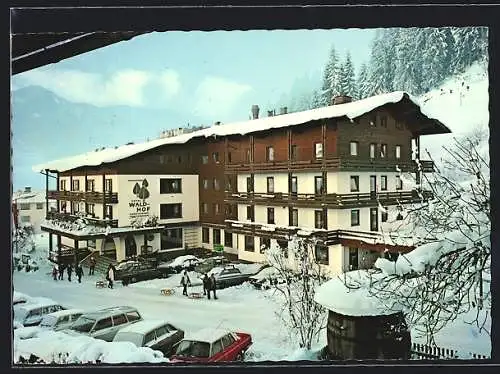 AK Zell am See, Hotel Waldhof im Schnee