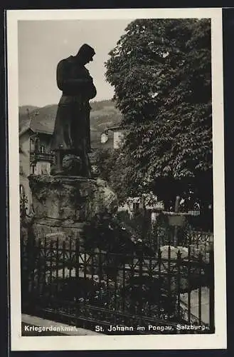 AK St. Johann im Pongau, Am Kriegerdenkmal