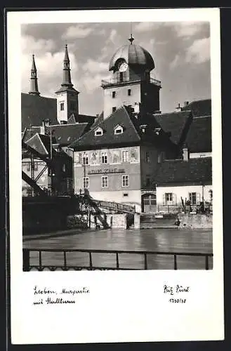 AK Loeben, Murpartie mit Stadtturm