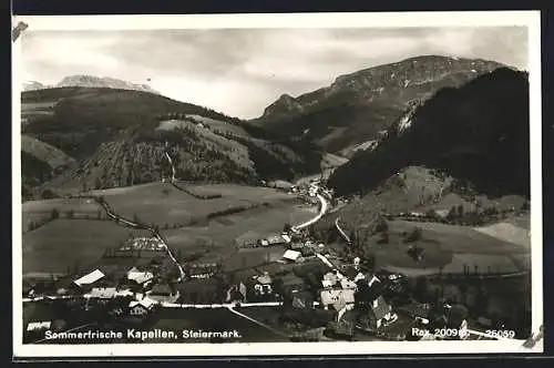 AK Kapellen /Stmk., Gesamtansicht aus der Vogelschau