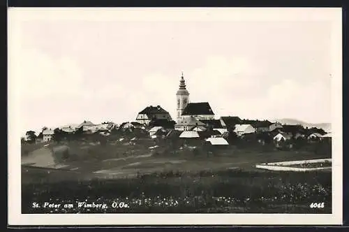 AK St. Peter am Wimberg, Gesamtansicht aus der Vogelschau