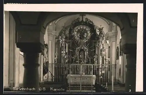 AK Sarleinsbach /O. Ö., Altar der Kapelle