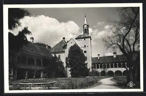 AK D.-Feistritz, Schloss Waldstein, Hofansicht