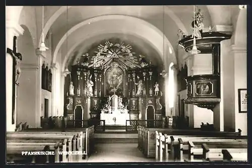 AK Wenigzell, Pfarrkirche, Innenansicht