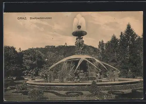 AK Graz, Stadtparkbrunnen