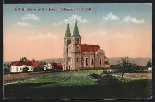 AK Lichtenegg /N.-Ö., Kaltenberg, Wallfahrtskirche Maria-Schnee