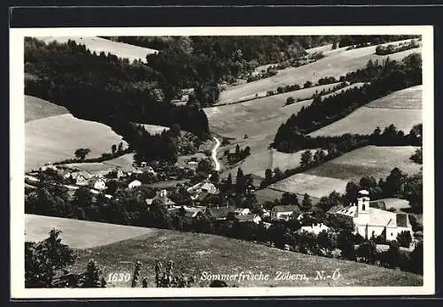 AK Zöbern /N.-Ö., Teilansicht mit Kirche