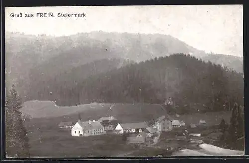 AK Frein an der Mürz, Blick zum Ort