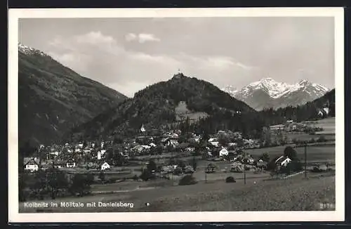 AK Kolbnitz im Mölltal, Teilansicht mit Danielsberg