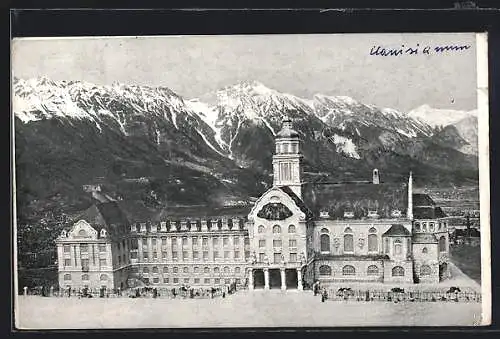 AK Innsbruck, Canisianum, Hauptfront