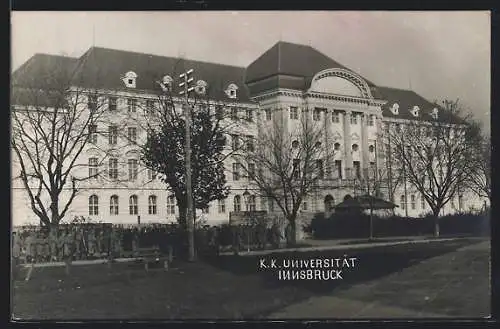 AK Innsbruck, K. k. Universität