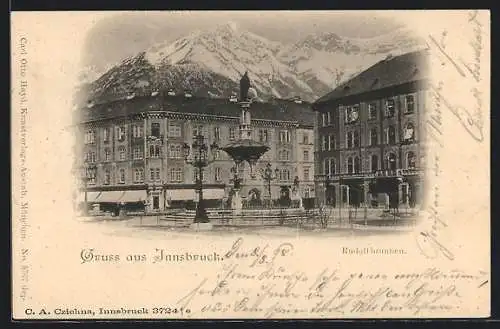 AK Innsbruck, Rudolfbrunnen