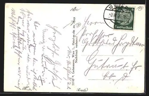 AK Wr. Neustadt, Strasse an der Kriegsschule