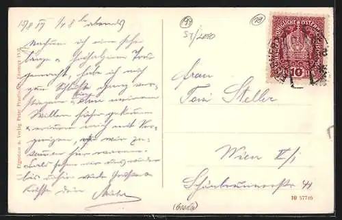 AK Eisenerz, Teilansicht mit Pfaffenstein