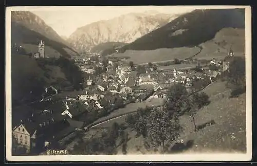 AK Eisenerz, Teilansicht mit Kirche