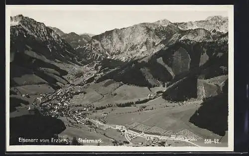 AK Eisenerz /Steiermark, Teilansicht vom Erzberg aus