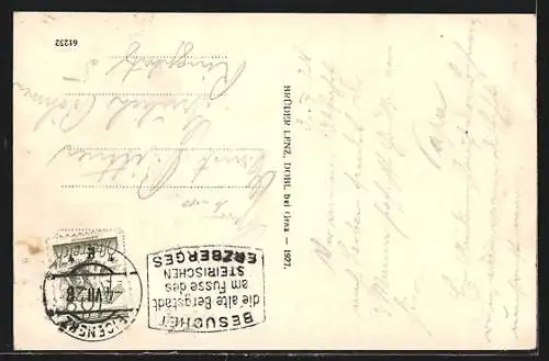 AK Eisenerz, Teilansicht mit Erzberg