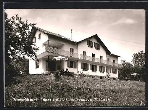 AK St. Johann i. d. H., Hotel-Pension Christa