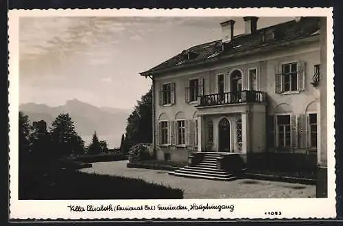 AK Gmunden, Villa Elisabeth (Pensionat Ort), Haupteingang