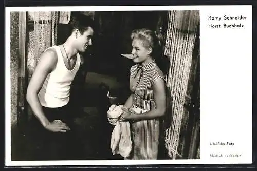 AK Horst Buchholz und Romy Schneider
