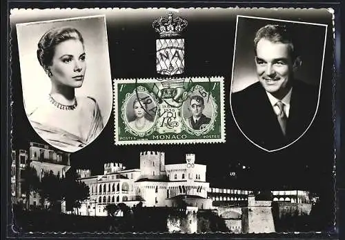 Maximum-AK Schloss, Hochzeit Fürstin Gracia Patricia und Fürst Rainier 1956