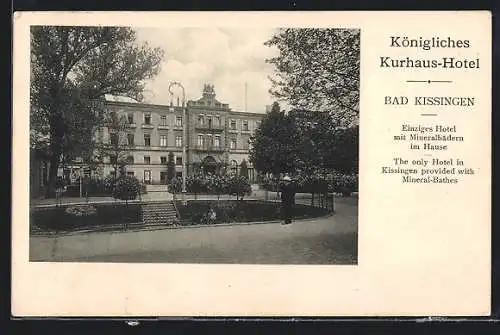 AK Bad Kissingen, Königliches Kurhaus-Hotel