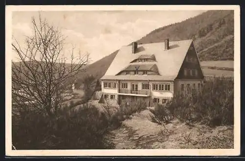 AK Gemünd / Eifel, Jugendherberge an der Urft-Talsperre