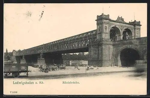 AK Ludwigshafen a. Rh., Rheinbrücke