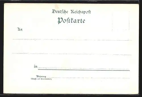 Lithographie Warnemünde, Dampfer an der Hafeneinfahrt, Wilhelmshöhe, Hohe Düne