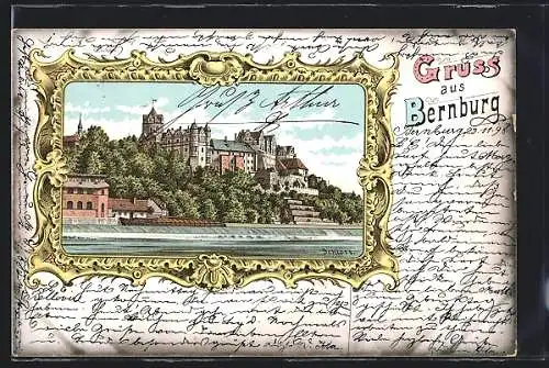 Lithographie Bernburg, Schloss