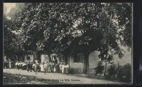 AK Reichelsheim / Odenwald, Gasthaus zur Spreng von Wilh. Schwinn