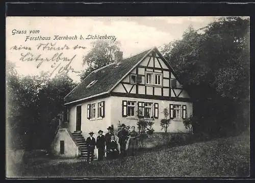 AK Lichtenberg / Odenwald, Forsthaus Kernbach