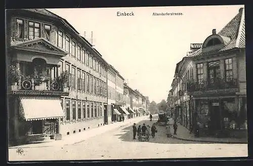 AK Einbeck, Hotel goldener Löwe an der Altendorferstrasse