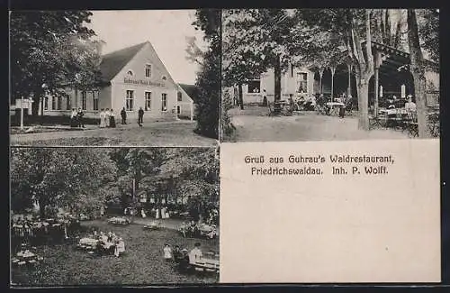 AK Friedrichswaldau, Guhraus Waldrestaurant, Inh. P. Wolff