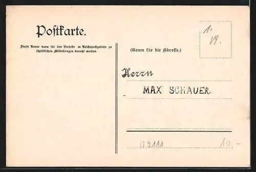 AK Chemnitz, Königstrasse mit Geschäften