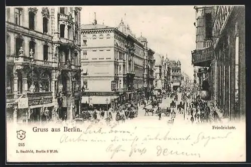 AK Berlin, Friedrichstrasse Ecke Jägerstrasse