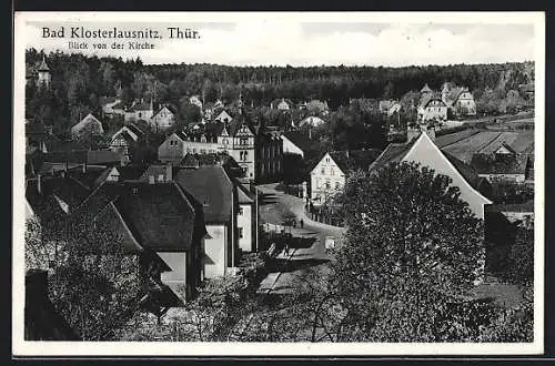 AK Bad Klosterlausnitz /Thür., Blick von der Kirche