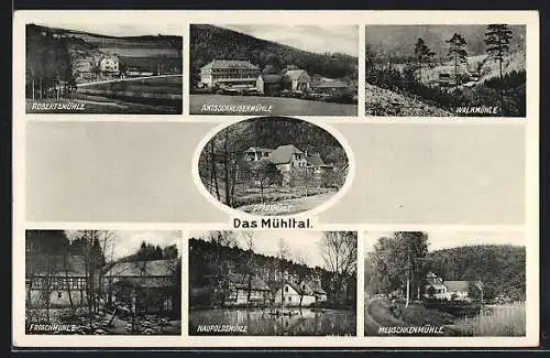 AK Amtsschreibermühle, Pfarrmühle, Naupoldsmühle, Froschmühle