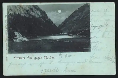 AK Brenner-See, Ortsansicht gegen Norden