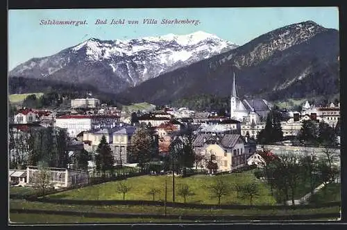 AK Bad Ischl, Ortsansicht von Villa Starhemberg